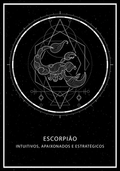 Escorpião - Preta